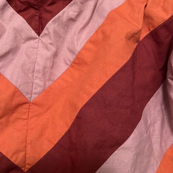 Love the Label top in merlot with front multi inset and ruched back/side zip - Picture 3 of 7